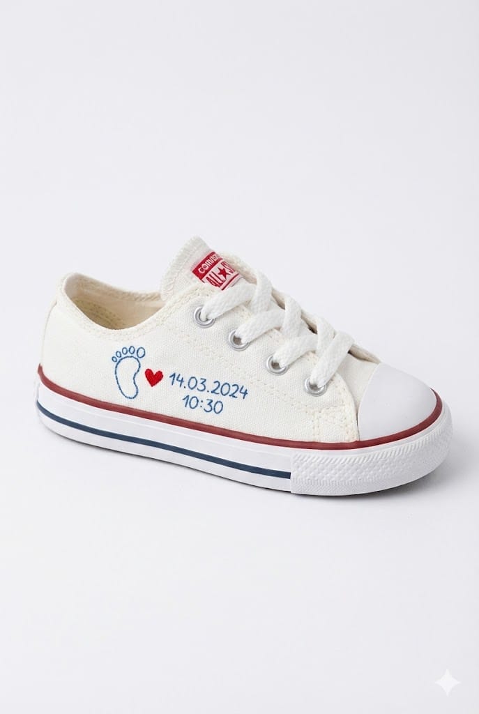 All Star Baby Recém-Nascido - Bordado artesanal feito à mão - bebê, maternidade